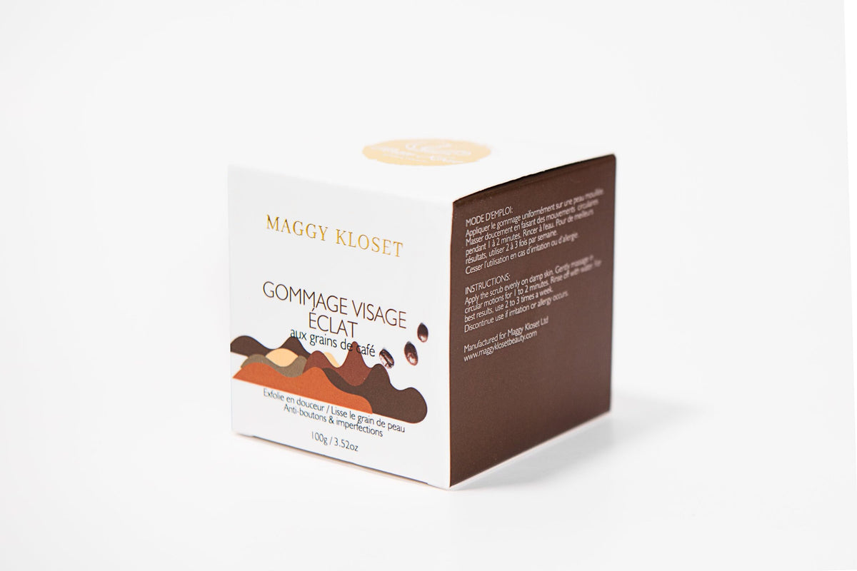 Gommage Visage Éclat aux grains de café