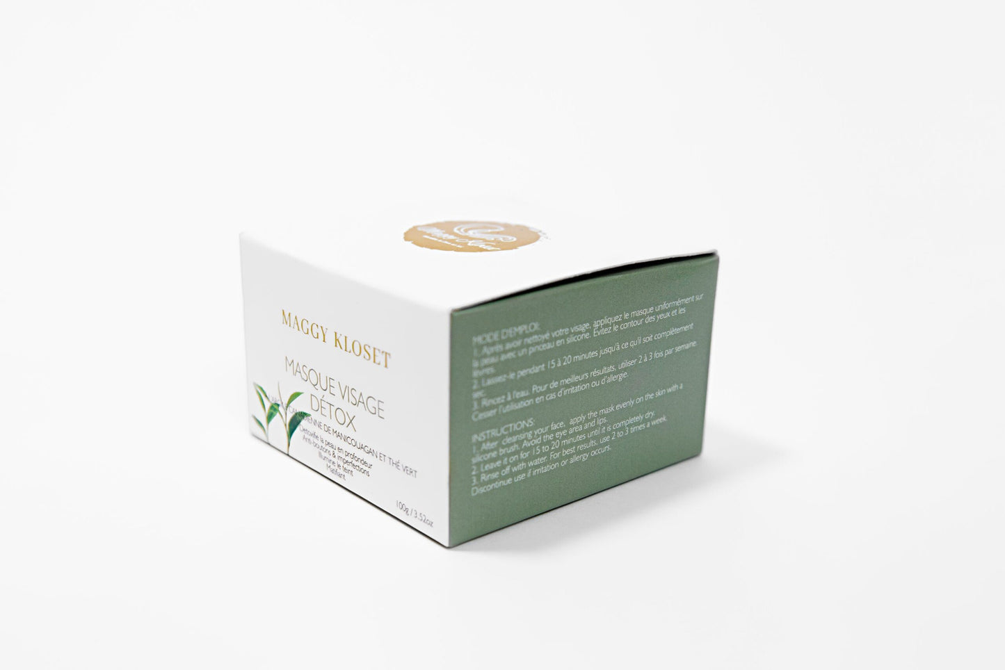 Mascarilla Facial Detox de Arcilla y Té Verde