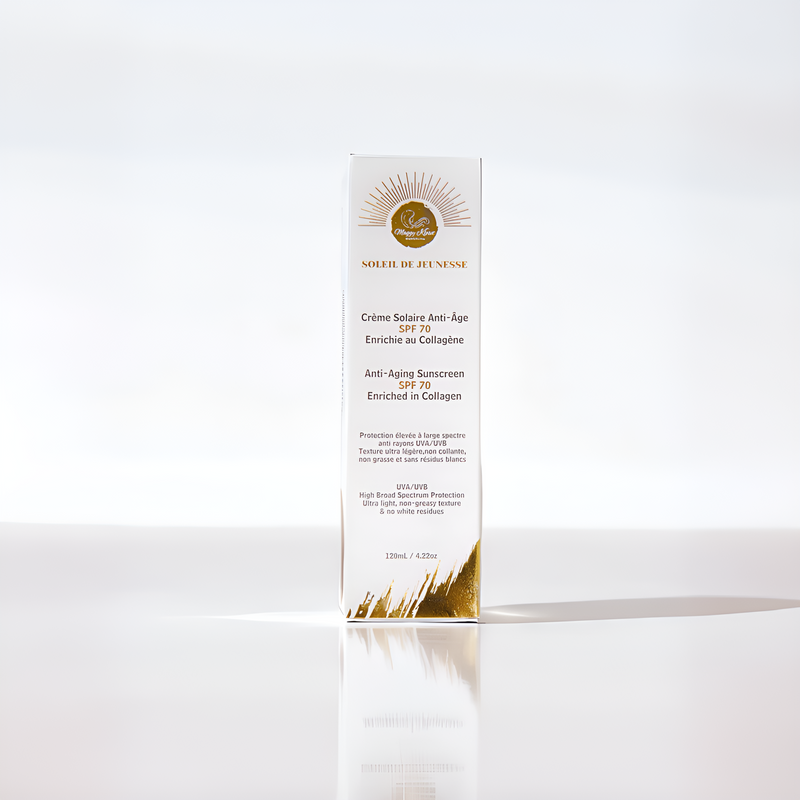 Crème Solaire Anti-âge SPF 70 au Collagène - Soleil de Jeunesse
