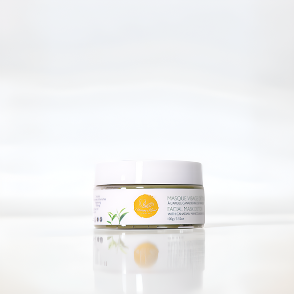 Masque Visage Detox à l'Argile et Thé Vert